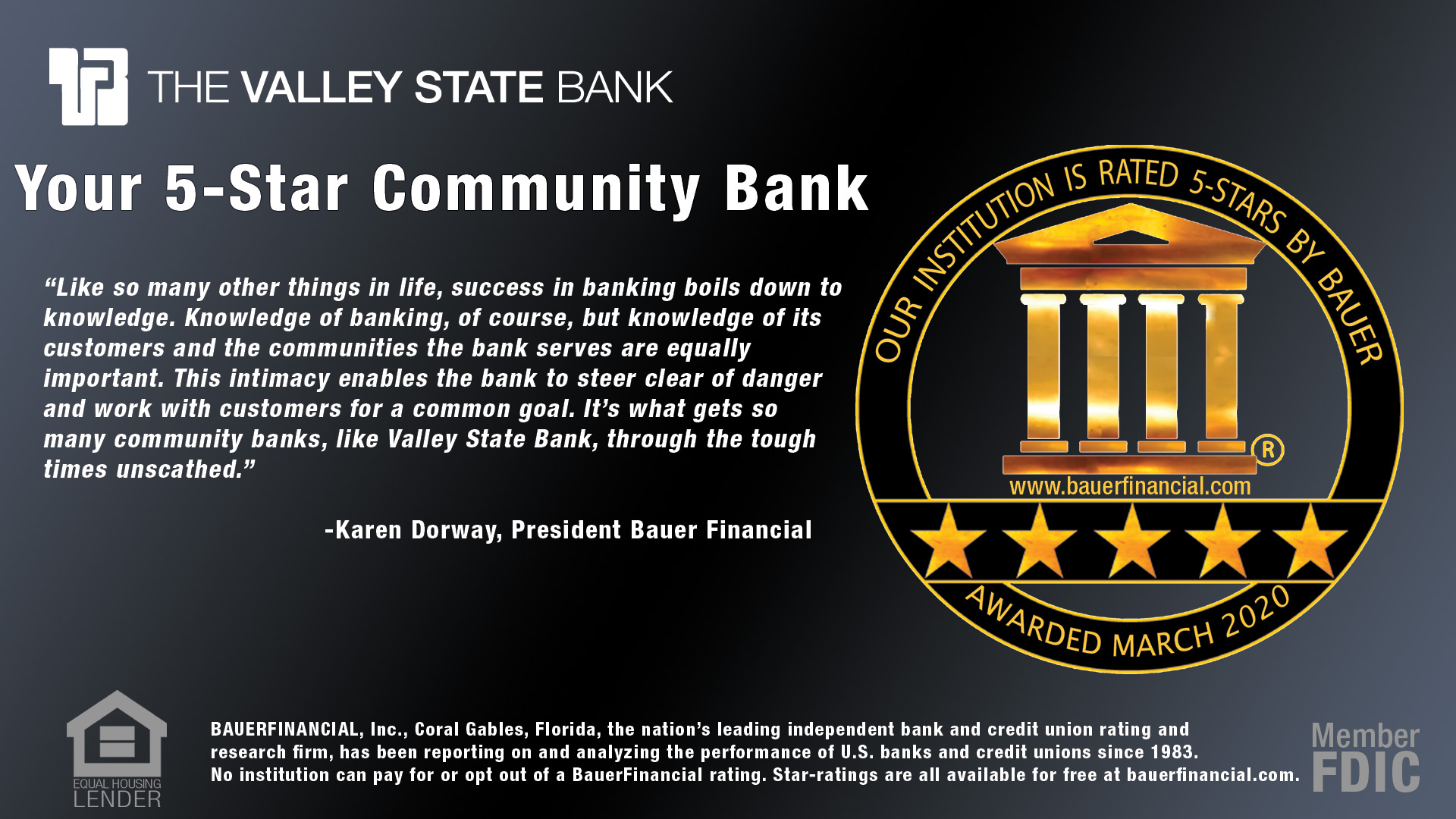 Valley State Bank Home